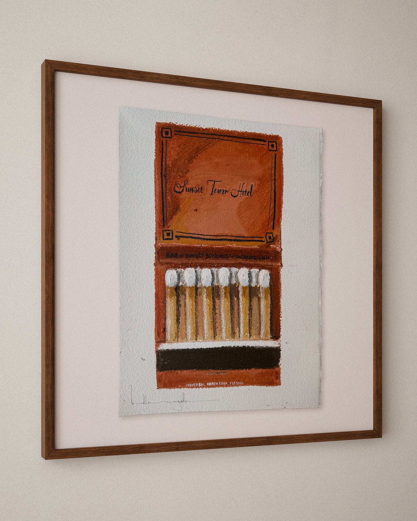 Sunset Matchbook