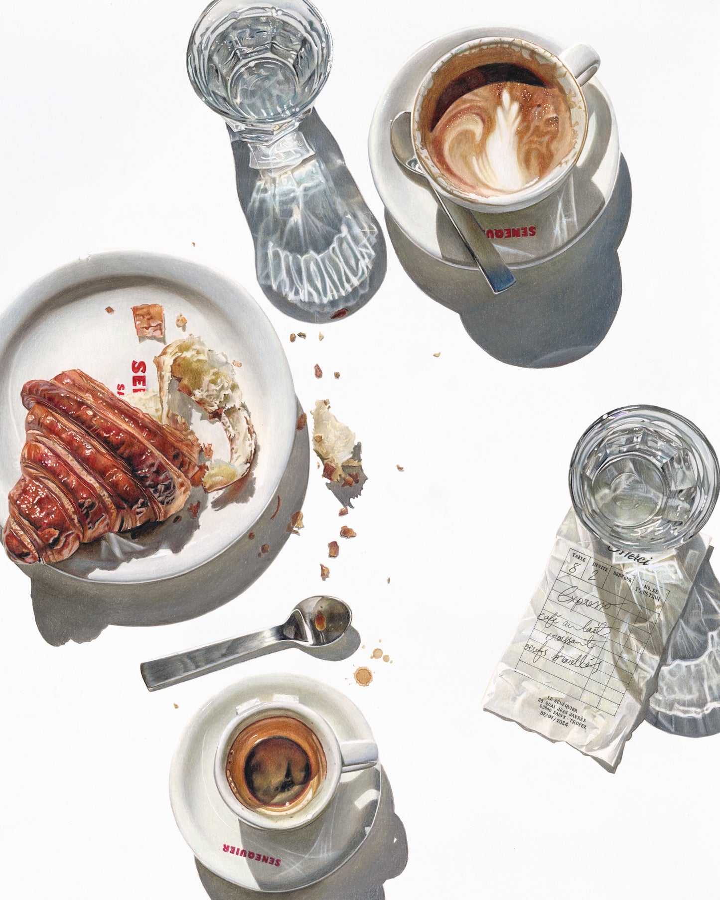 Breakfast in Saint-Tropez